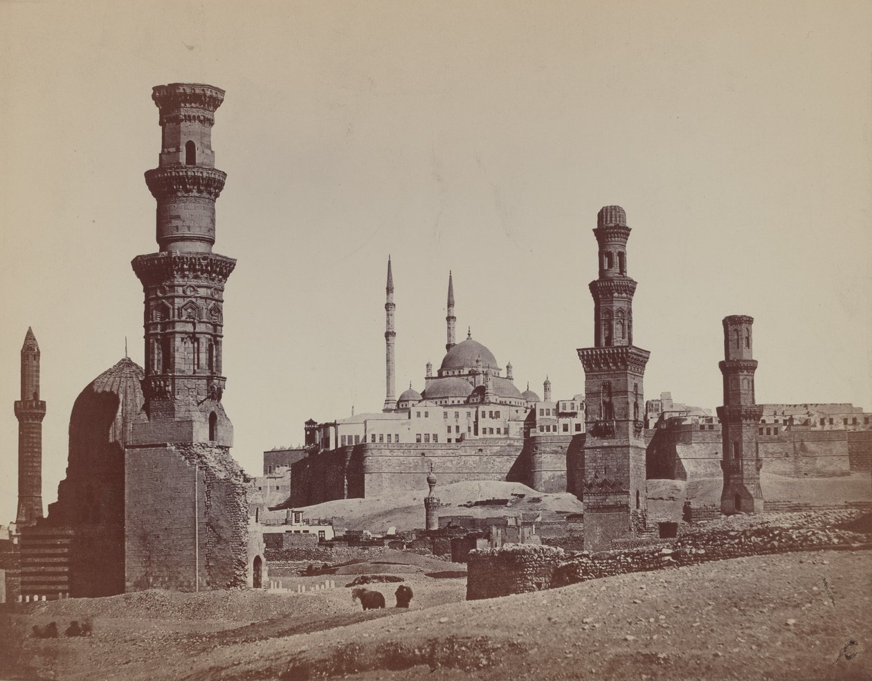 Túmulos de Mamelucos, 1857 (foto) de James Robertson