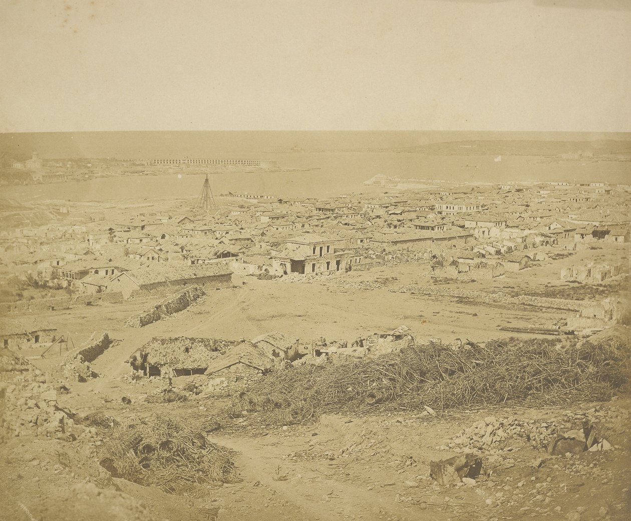 Vista de Sebastopol após a queda, tirada do Malakoff de James Robertson