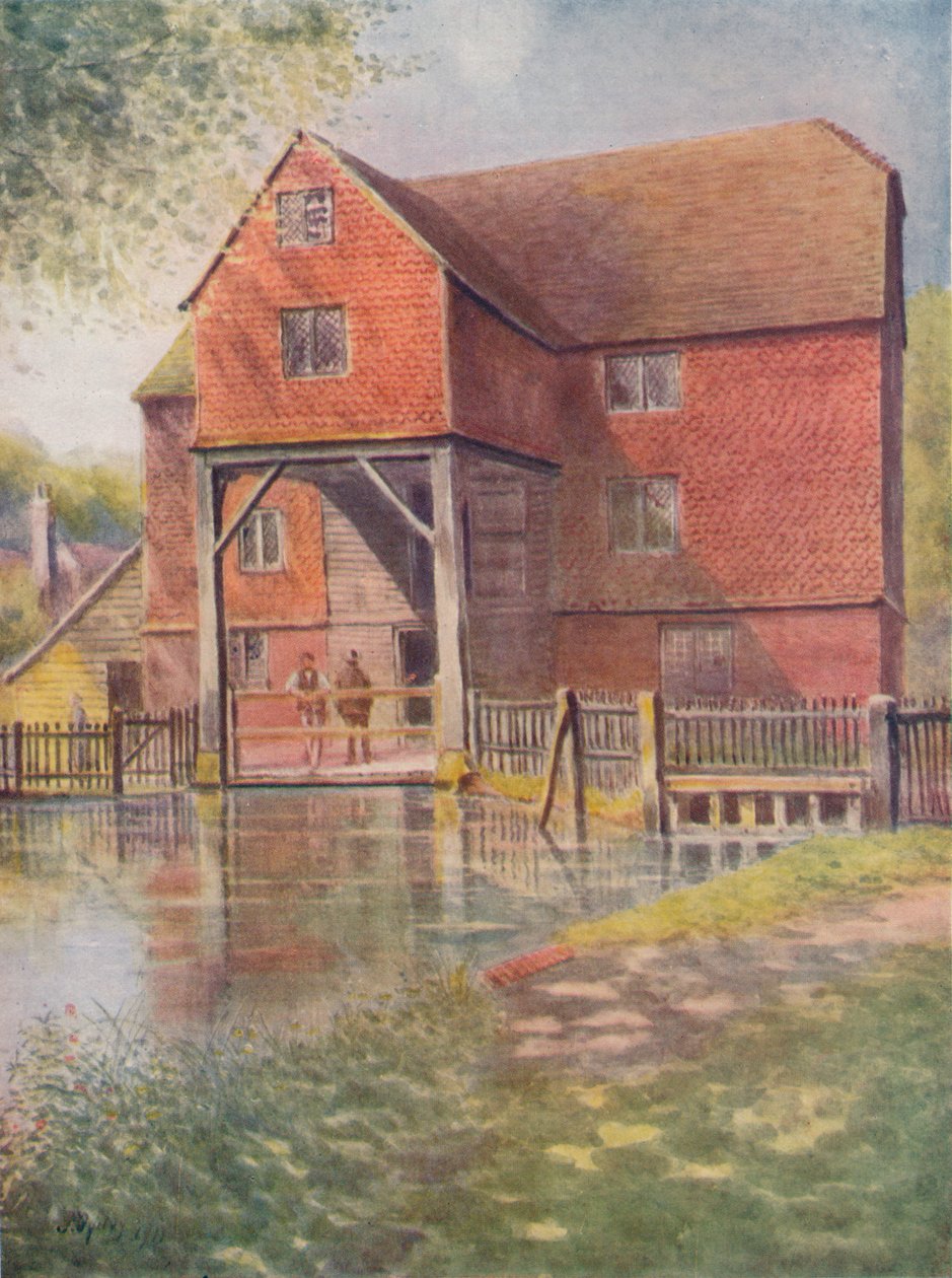 "Shalford Mill", c1910, 1914 de James S Ogilvy