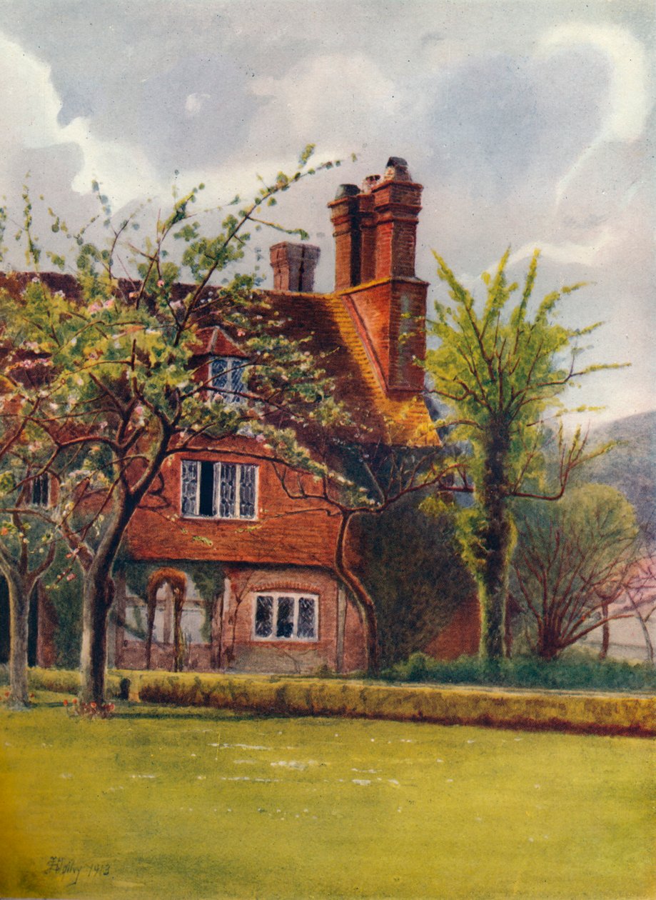 "Tenchleys Manor House", 1913, 1914 de James S Ogilvy