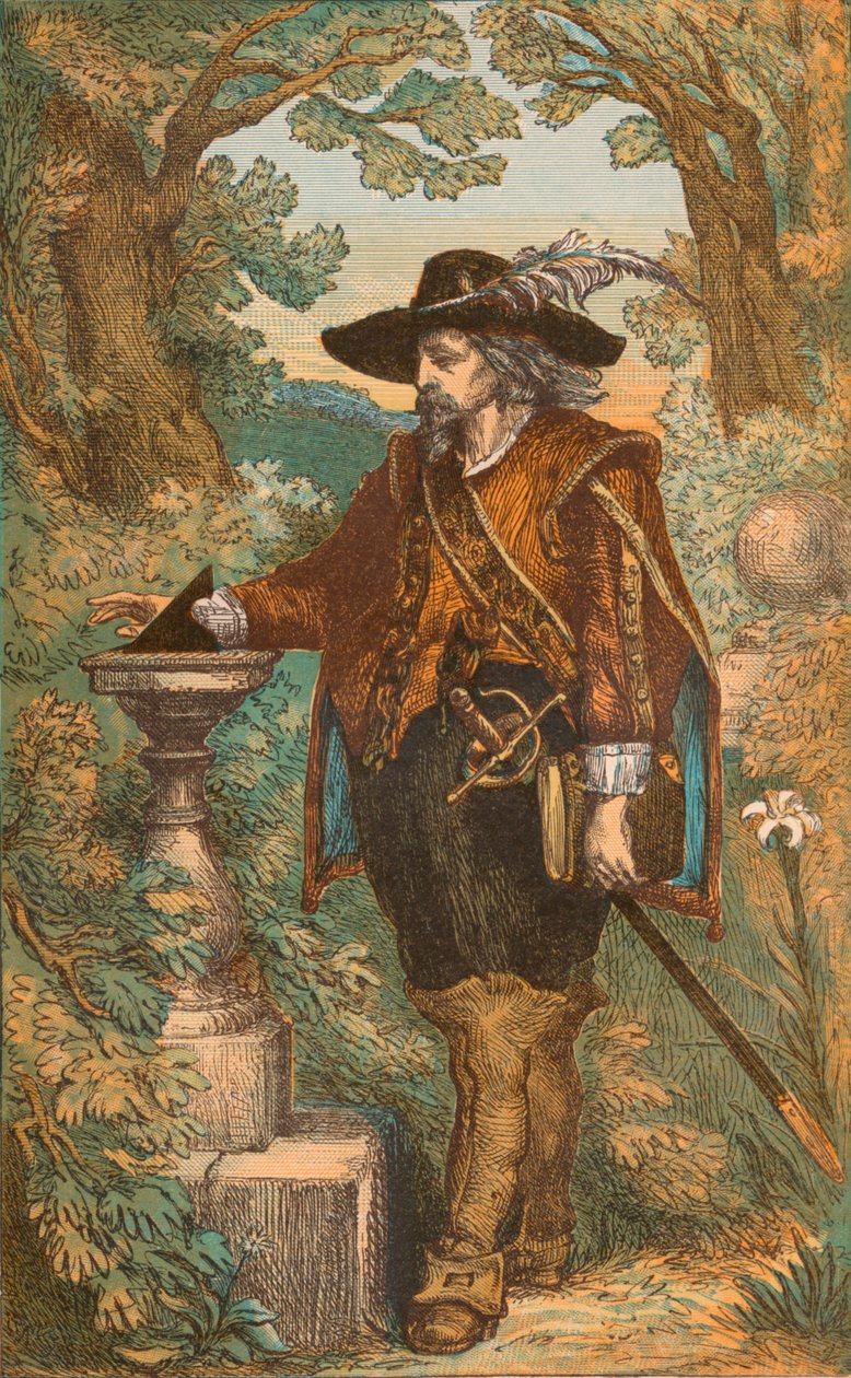 Um cavalheiro do período Stuart, século XVII, c1910 de James Sangster and Co