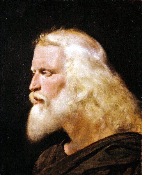 Retrato Clássico de um Homem (óleo sobre tela) de James Sant