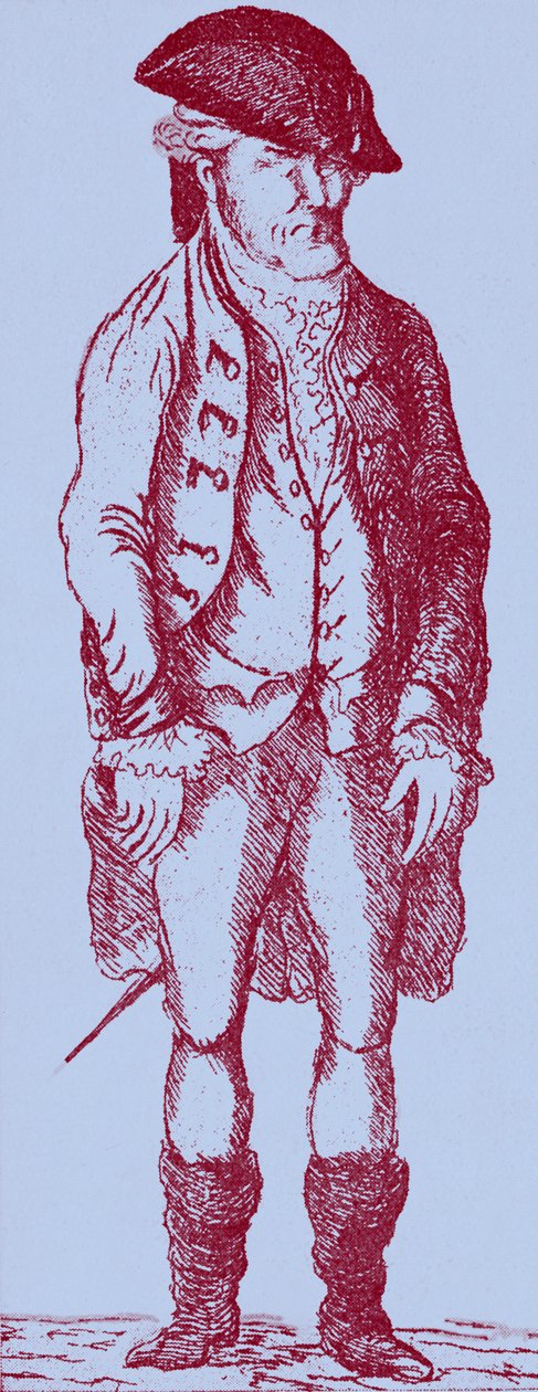 John Wilkes - da caricatura de James Sayers de James Sayers