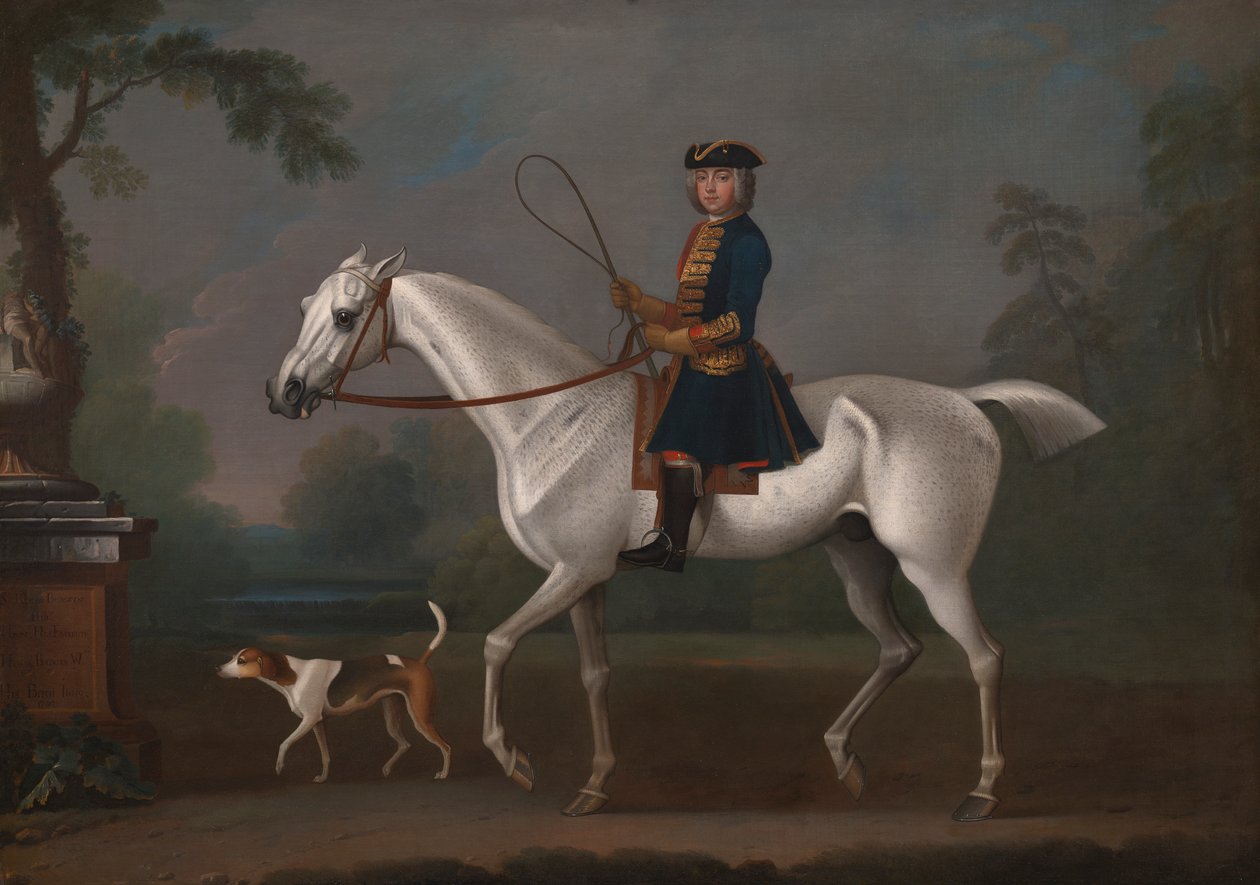 Sir Roger Burgoyne Montar "Texugo" de James Seymour