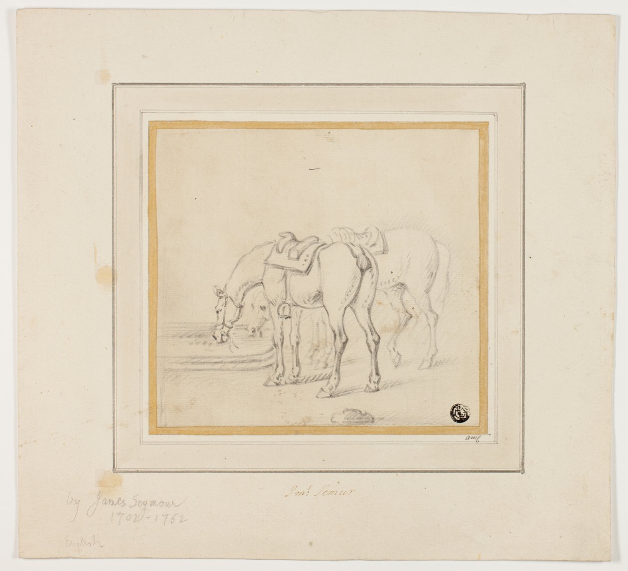Dois Cavalos a Beber de James Seymour