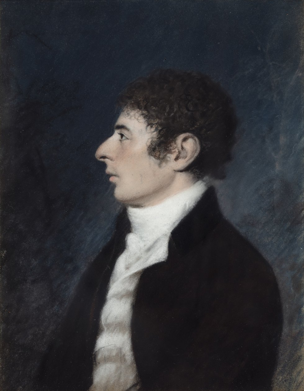 Robert Southey, cerca de 1792 (pastel sobre papel) de James Sharples