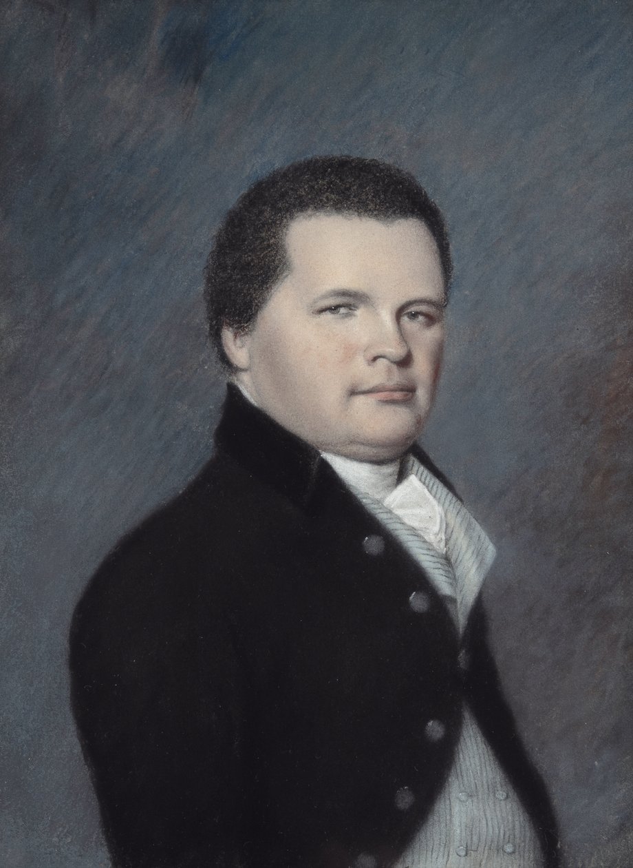 William Strutt (pastel sobre papel cinzento) de James Sharples