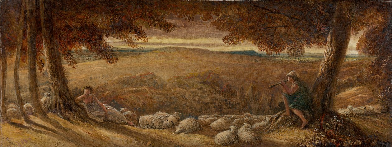 Pastagem nocturna de James Smetham