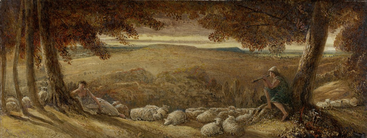 Pasto da tarde, c.1860-70 de James Smetham