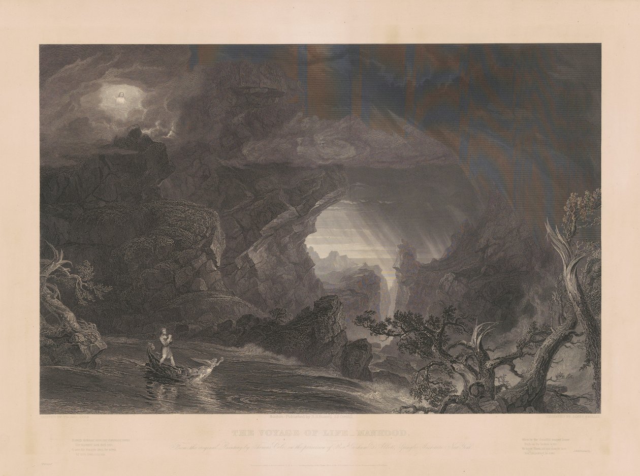 A Viagem da Vida: Masculinidade de James Smillie, after Thomas Cole