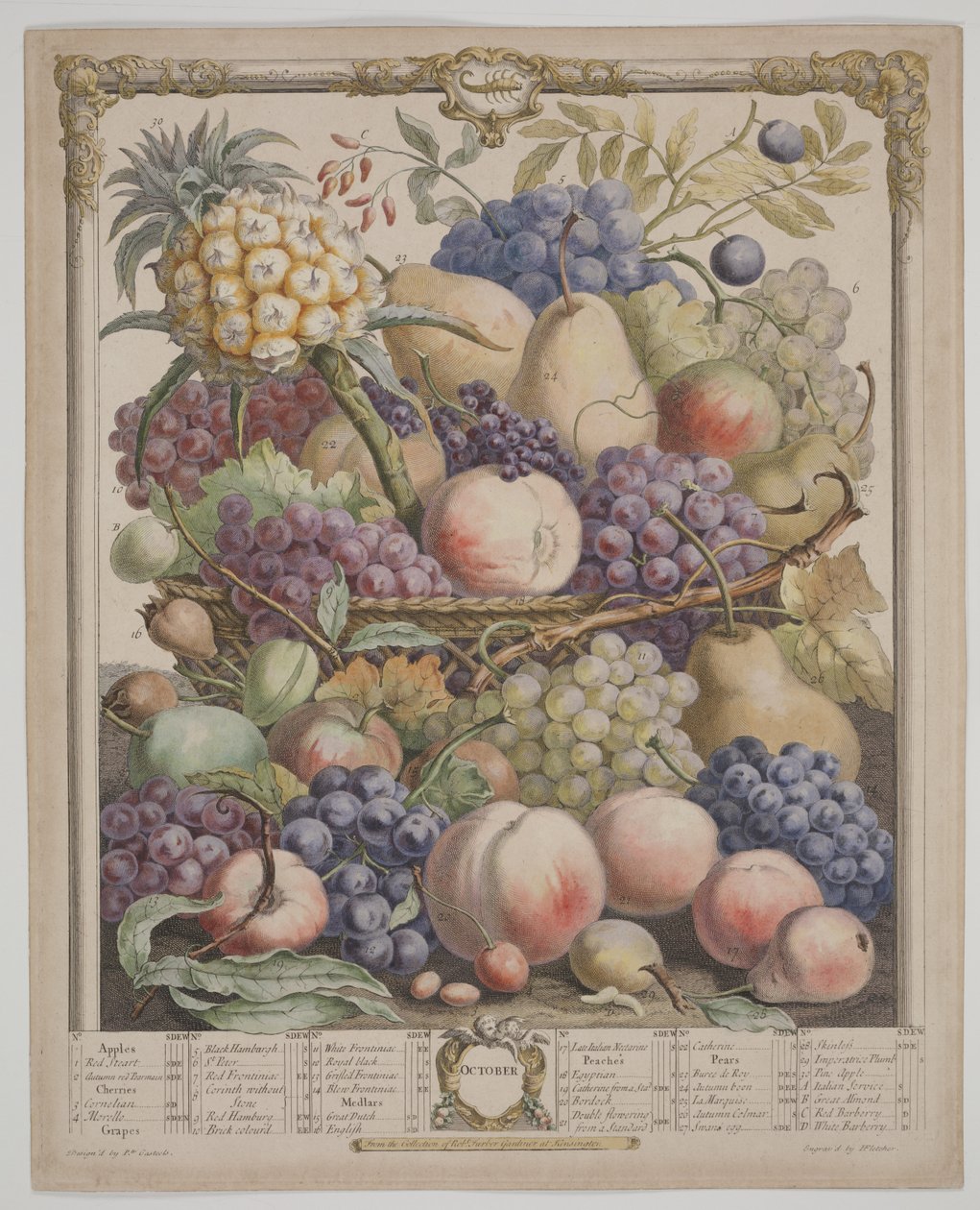 outubro de 1732 de James Smith