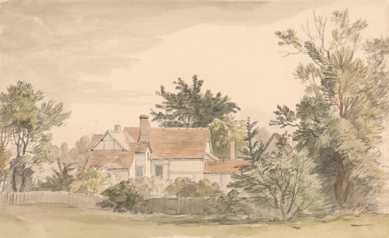 Casas de campo e Árvores com cerca de James Stark