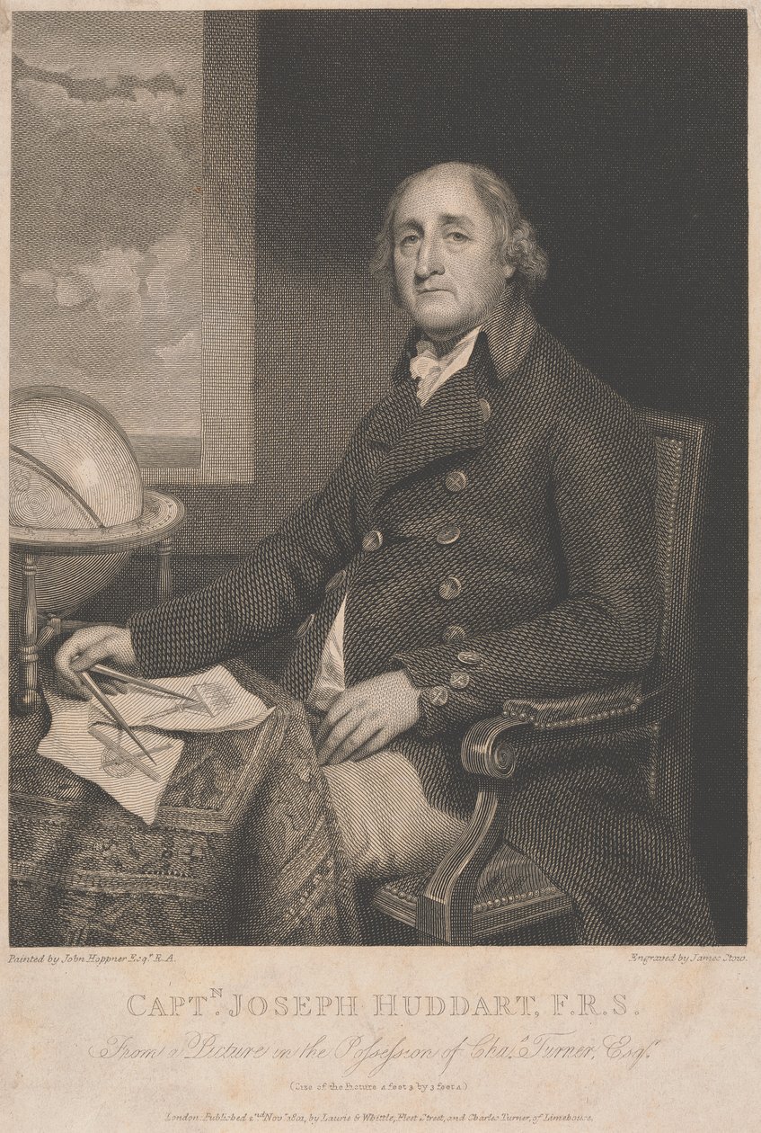 Capitão Joseph Huddart de James Stow