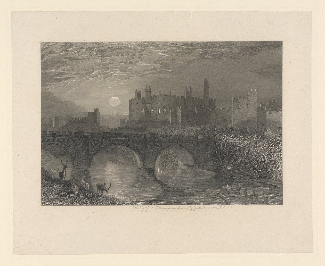 Castelo de Alnwick, Northumberland de James T. Willmore