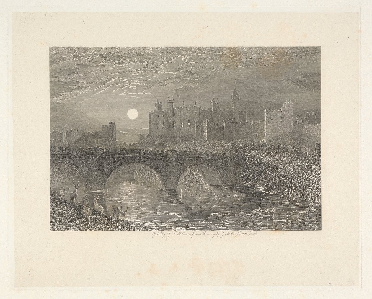 Castelo de Alnwick, Northumberland de James T. Willmore