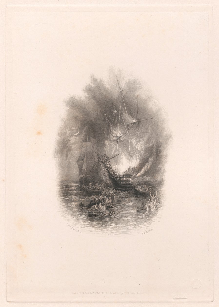 Fogo no mar (vinheta) de James T. Willmore