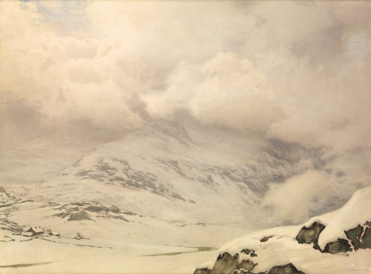 Um mundo de neve e nuvem de James Thomas Watts