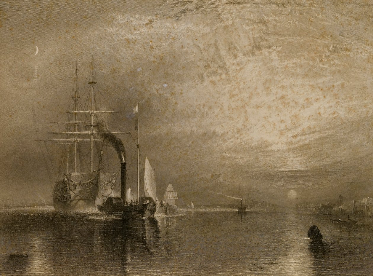 O velho Temeraire de James Tibbitts Willmore