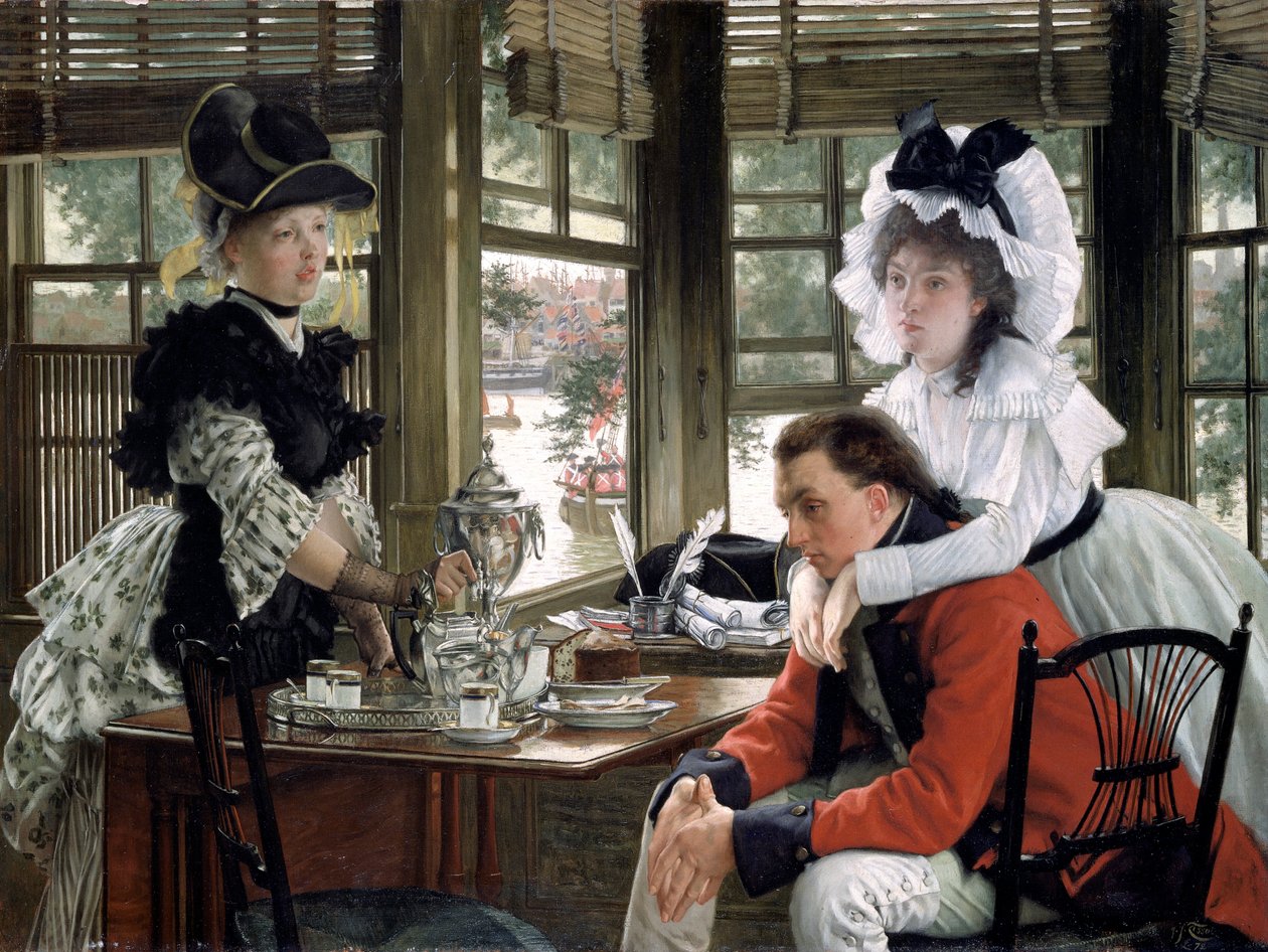 "Más notícias A Partida", 1872 de James Tissot