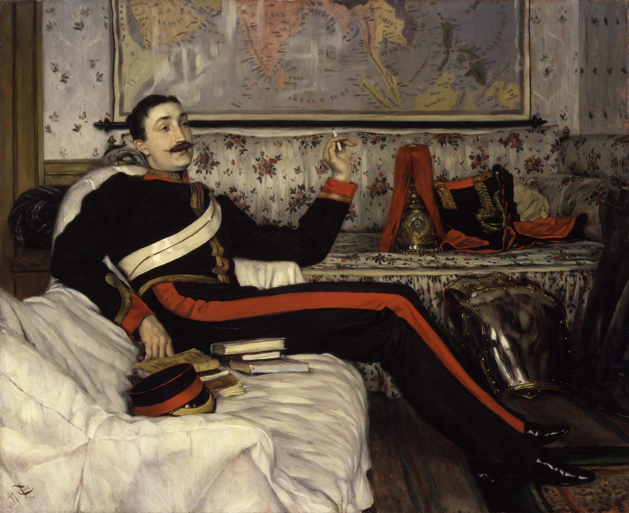 Capitão Frederick Gustavus Burnaby de James Tissot