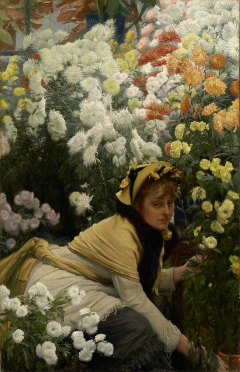 Crisântemos de James Tissot