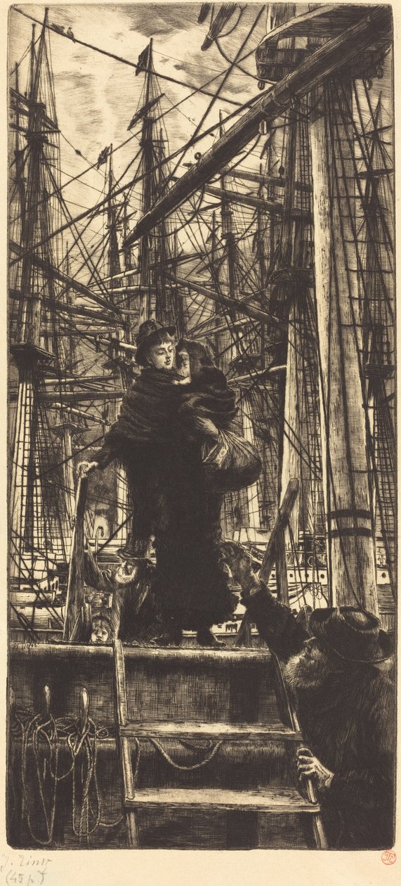 Emigrantes, 1880. de James Tissot