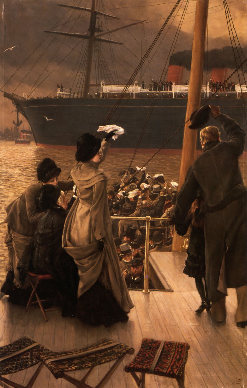 Adeus no Mersey de James Tissot
