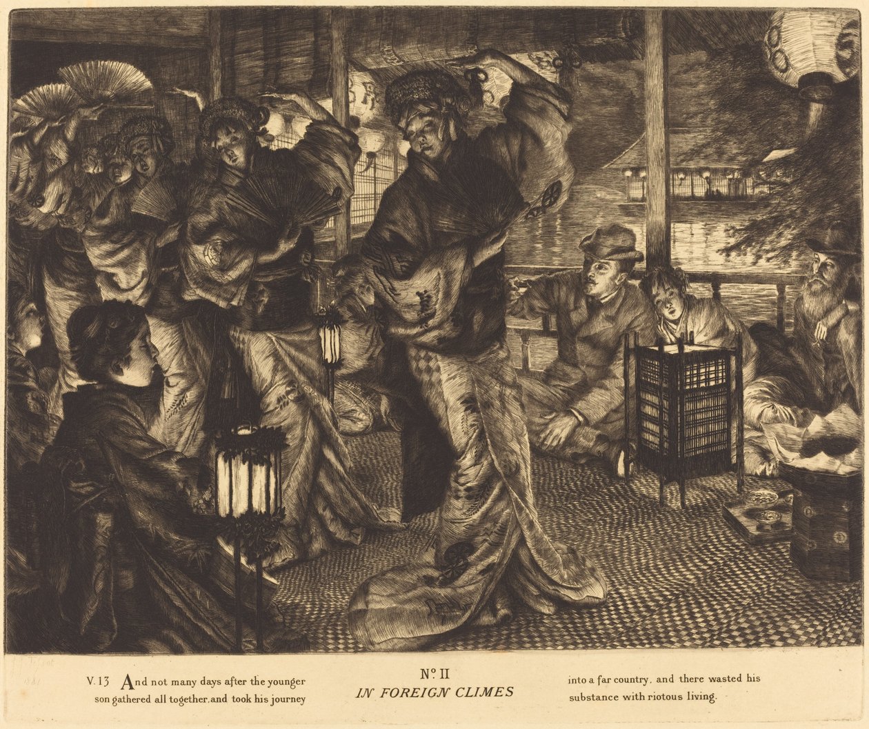 Em Climas Estrangeiros, 1882. de James Tissot
