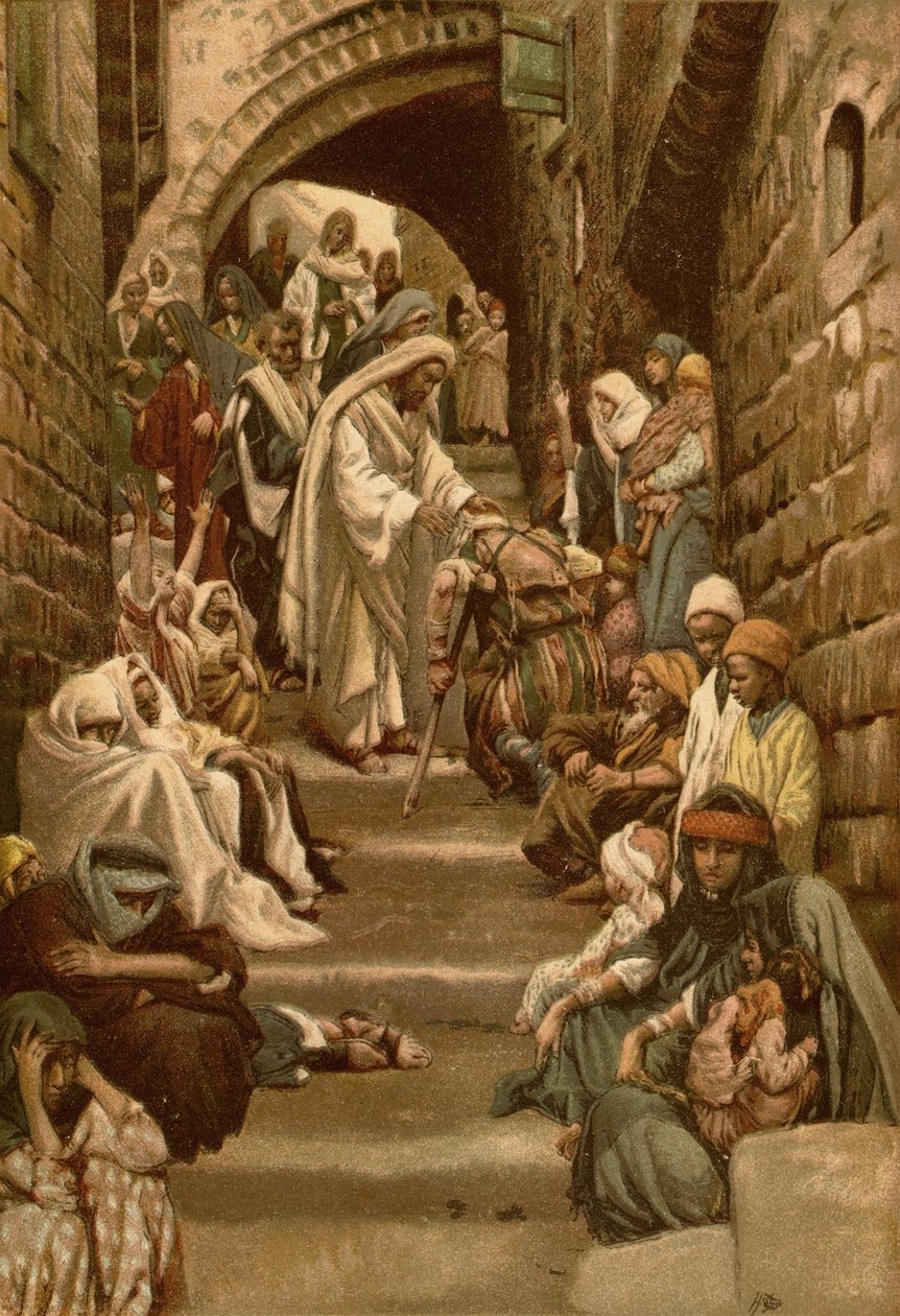 Nas aldeias traziam-lhe os doentes de James Tissot