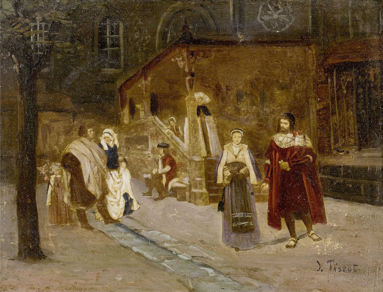 James Tissot Fausto e Margarethe de James Tissot
