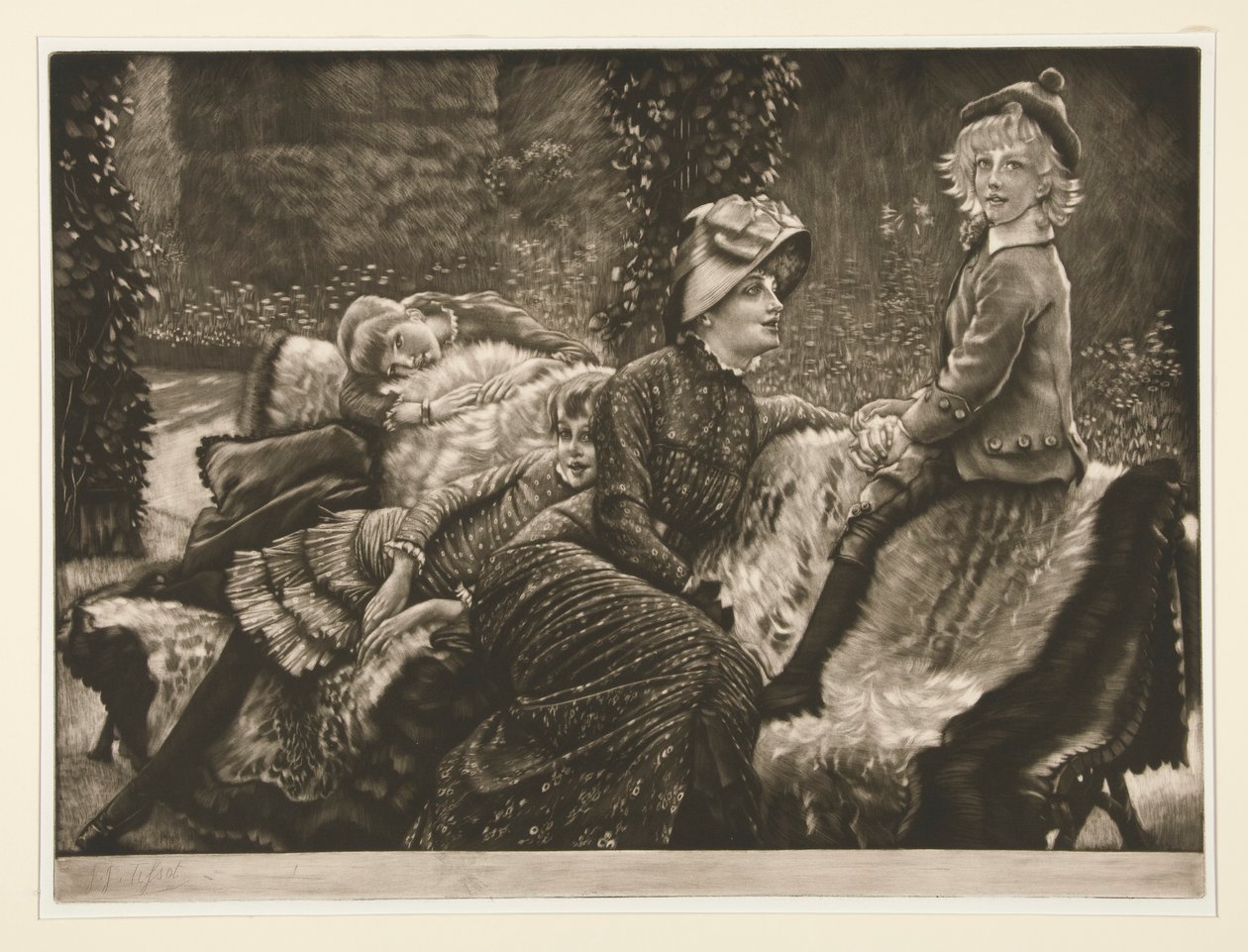 O Banco de Jardim de James Tissot