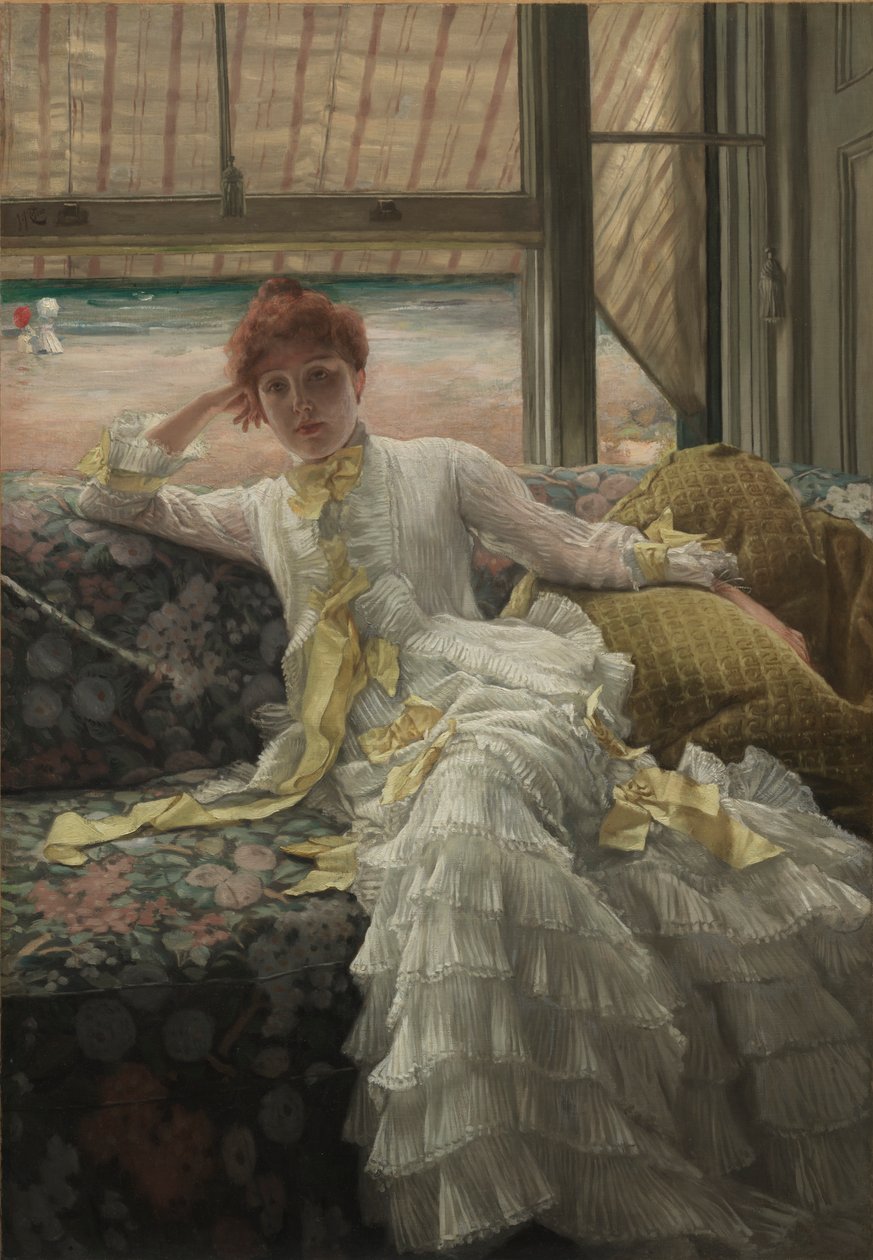 Seaside (julho: espécime de um retrato) de James Tissot