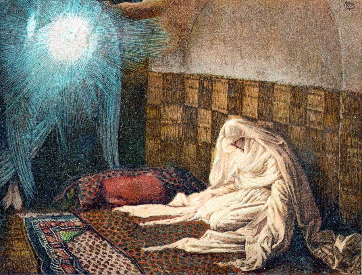 A Anunciação, 1897 de James Tissot