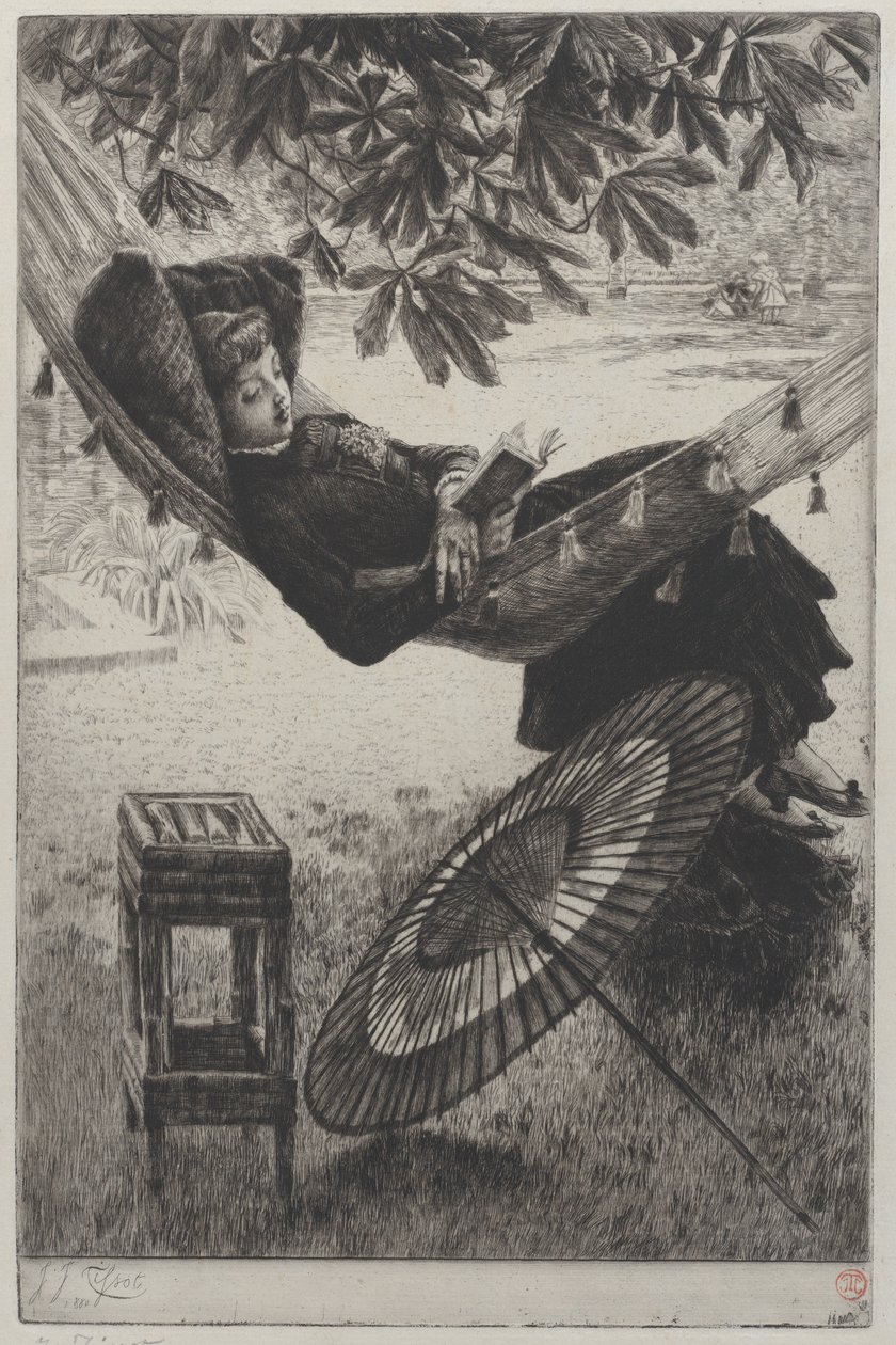 The Hammock, 1880. de James Tissot