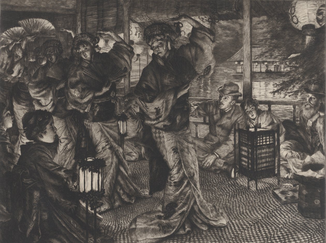 A Parábola do Filho Pródigo, No. II: Em Climas Estrangeiros, 1882. de James Tissot