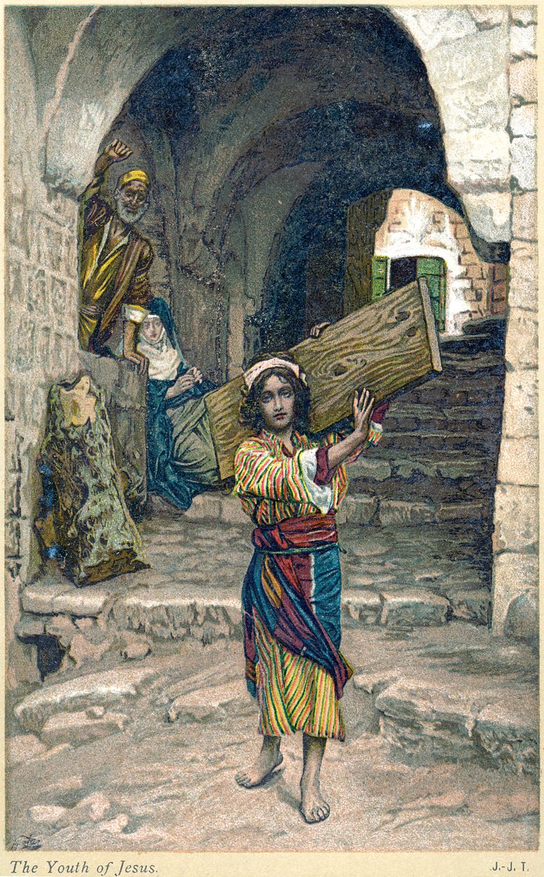 "A Juventude de Jesus", c1897 de James Tissot