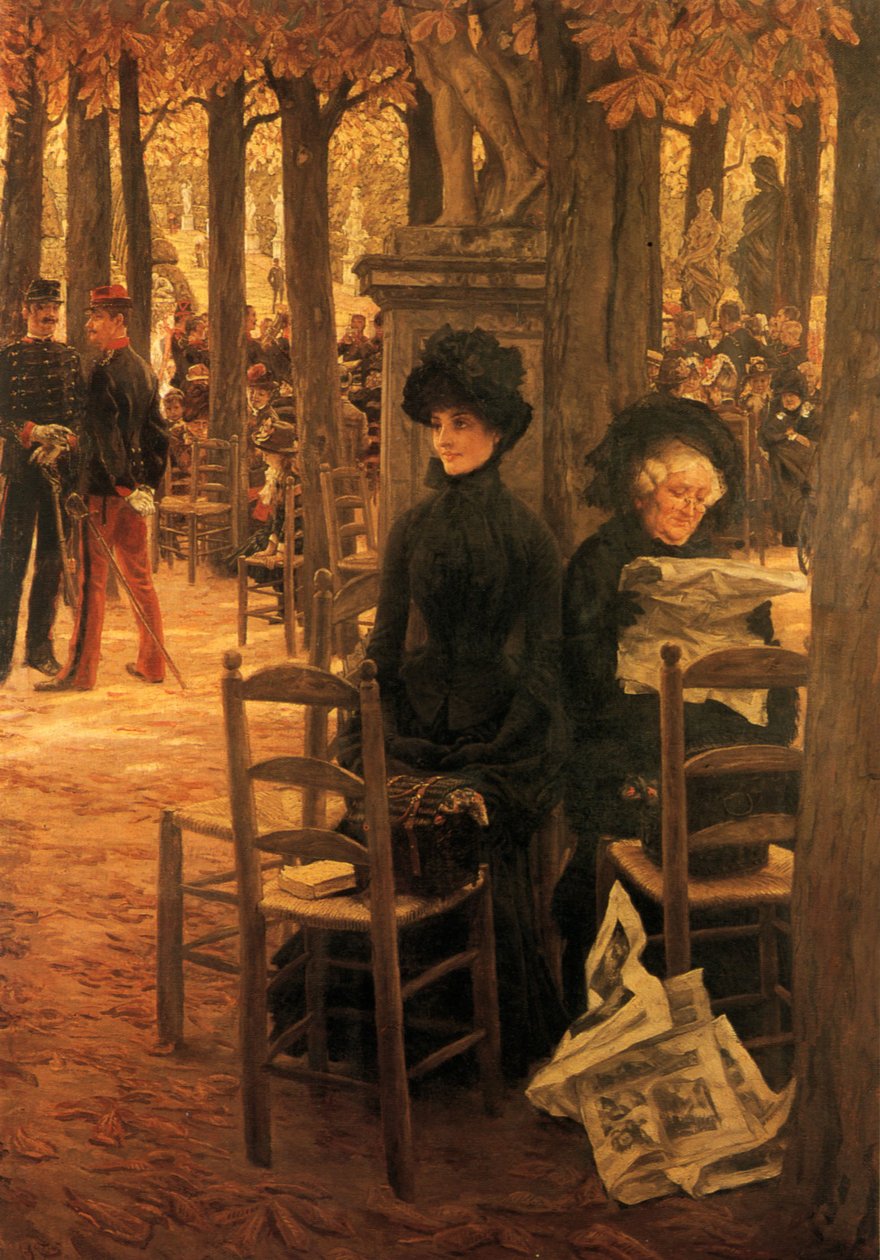 Without a Dowry (também conhecido como Domingo nos Jardins do Luxemburgo) de James Tissot
