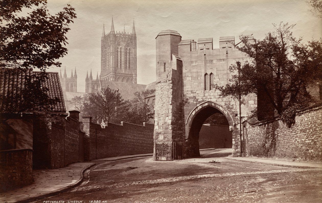 Pottergate, Lincoln, Inglaterra de James Valentine