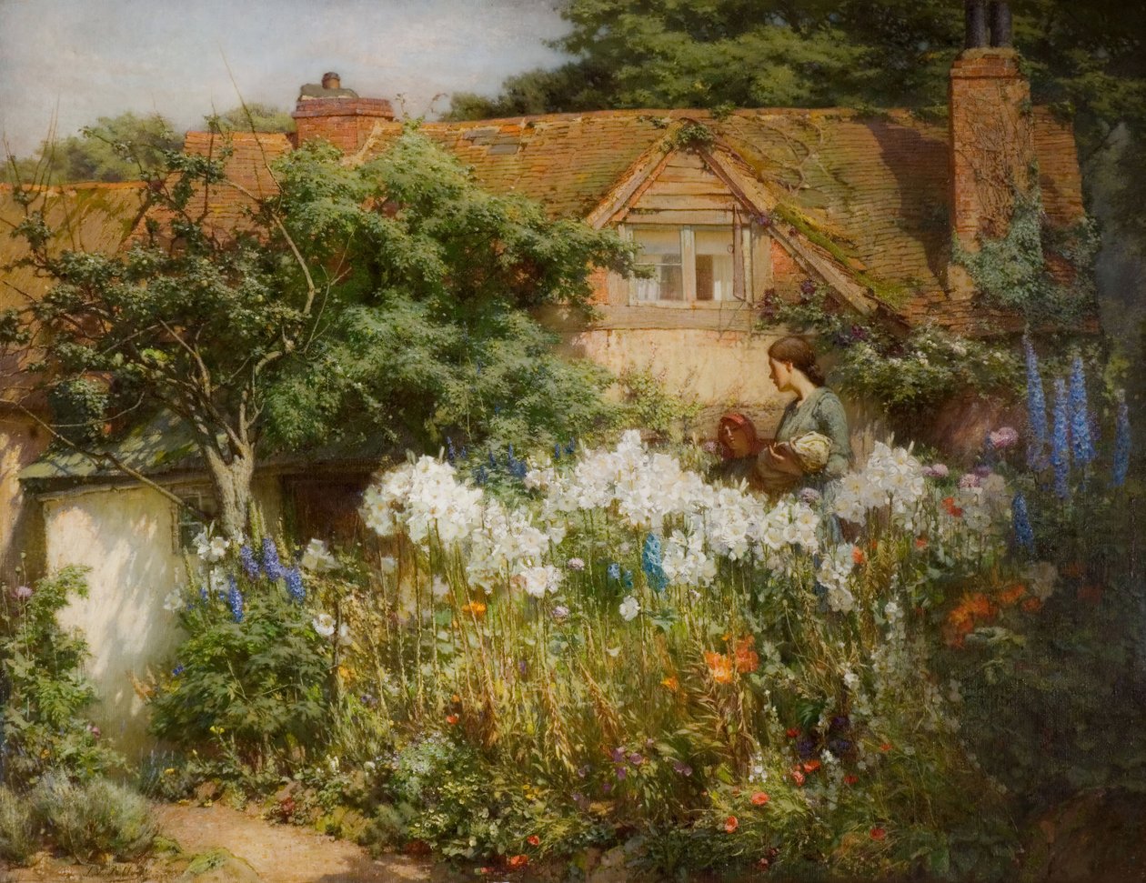 The Lily Garden, 1914. de James Valentine Jelley