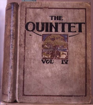 Capa Frontal do Volume IV do Quinteto, c.1902 de James Wallace