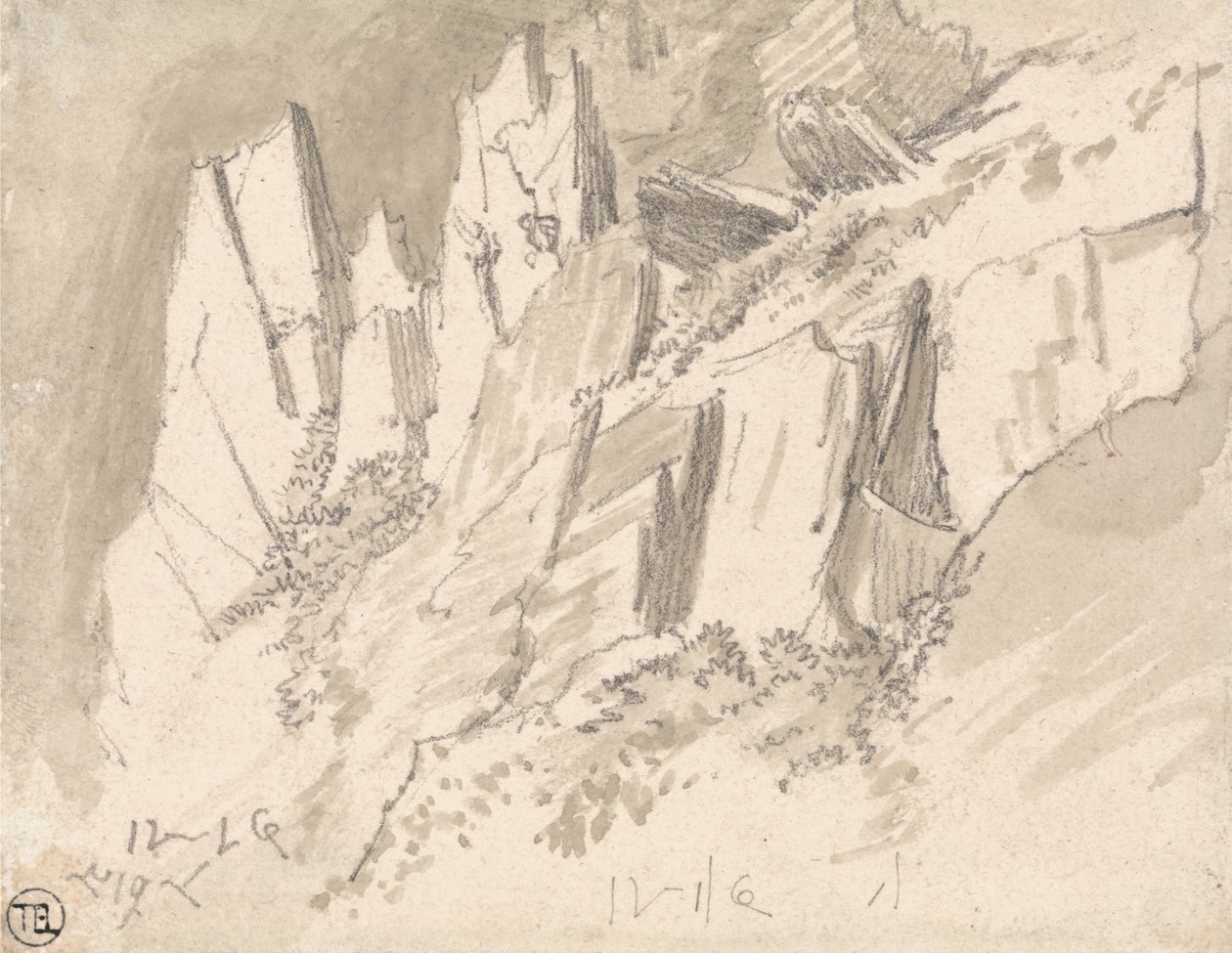 Uma Craggy Hillside de James Ward
