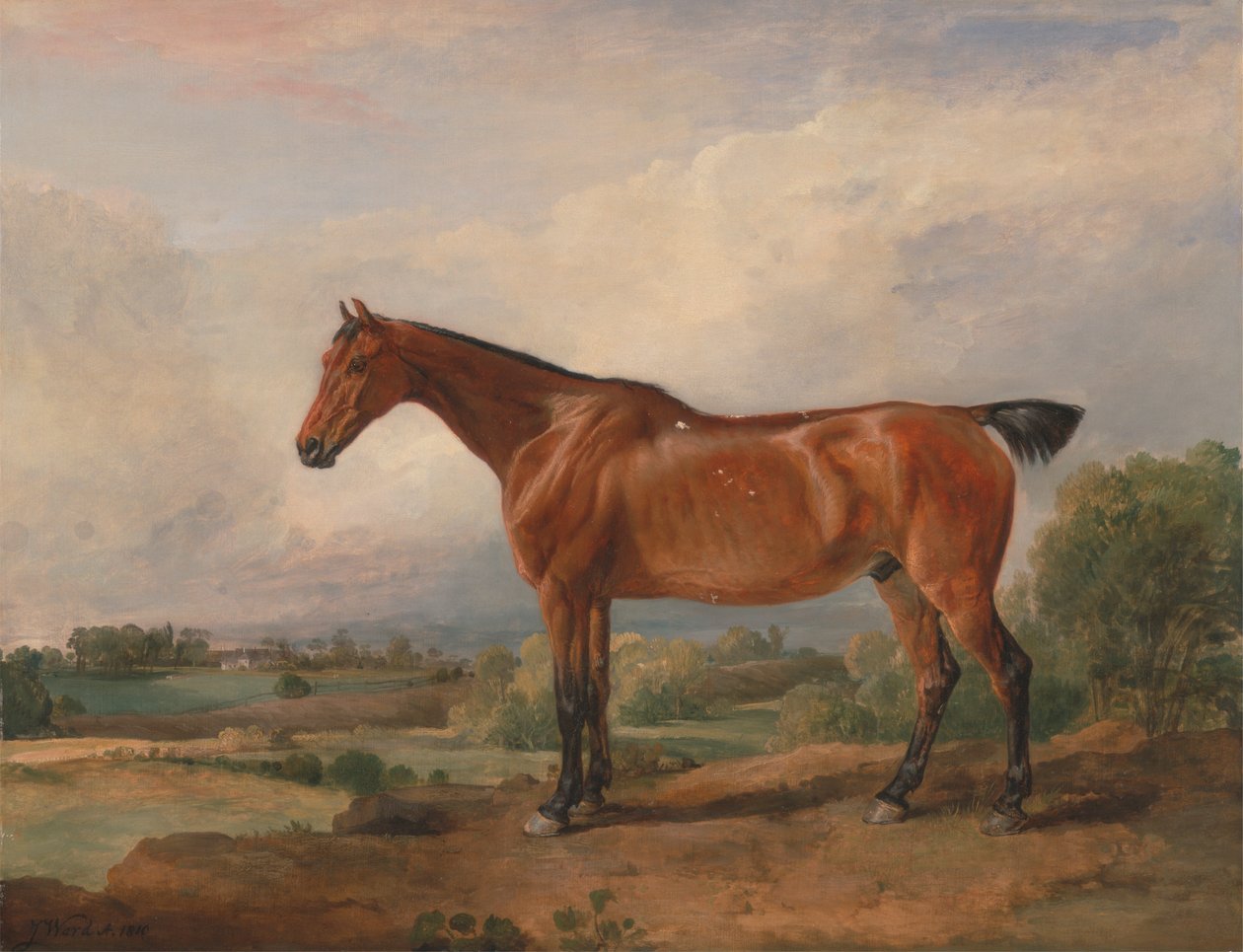 Um Caçador numa Paisagem de James Ward