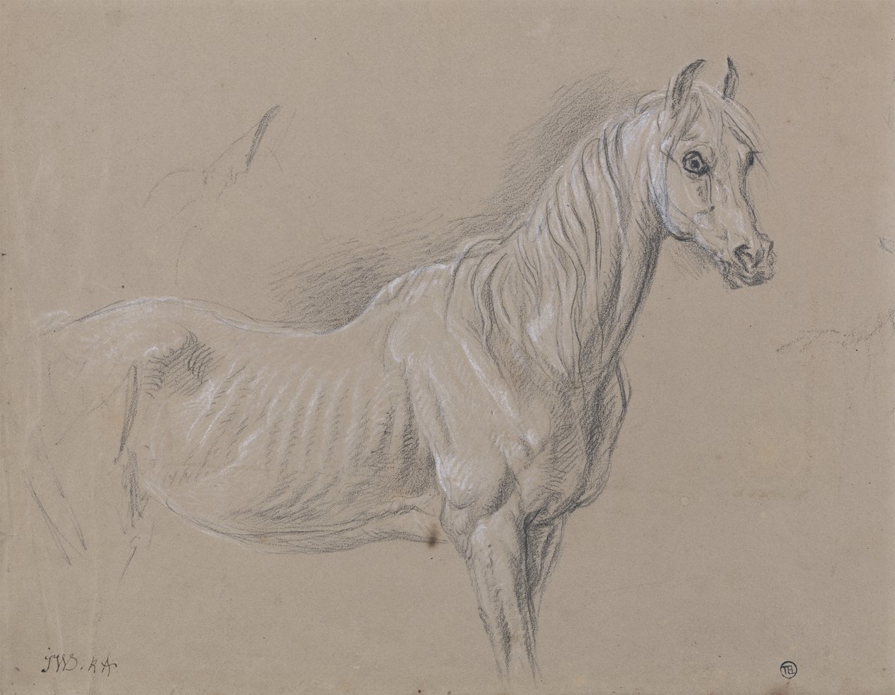 A Mare: possivelmente um estudo para &39;Horse Love&39; de James Ward