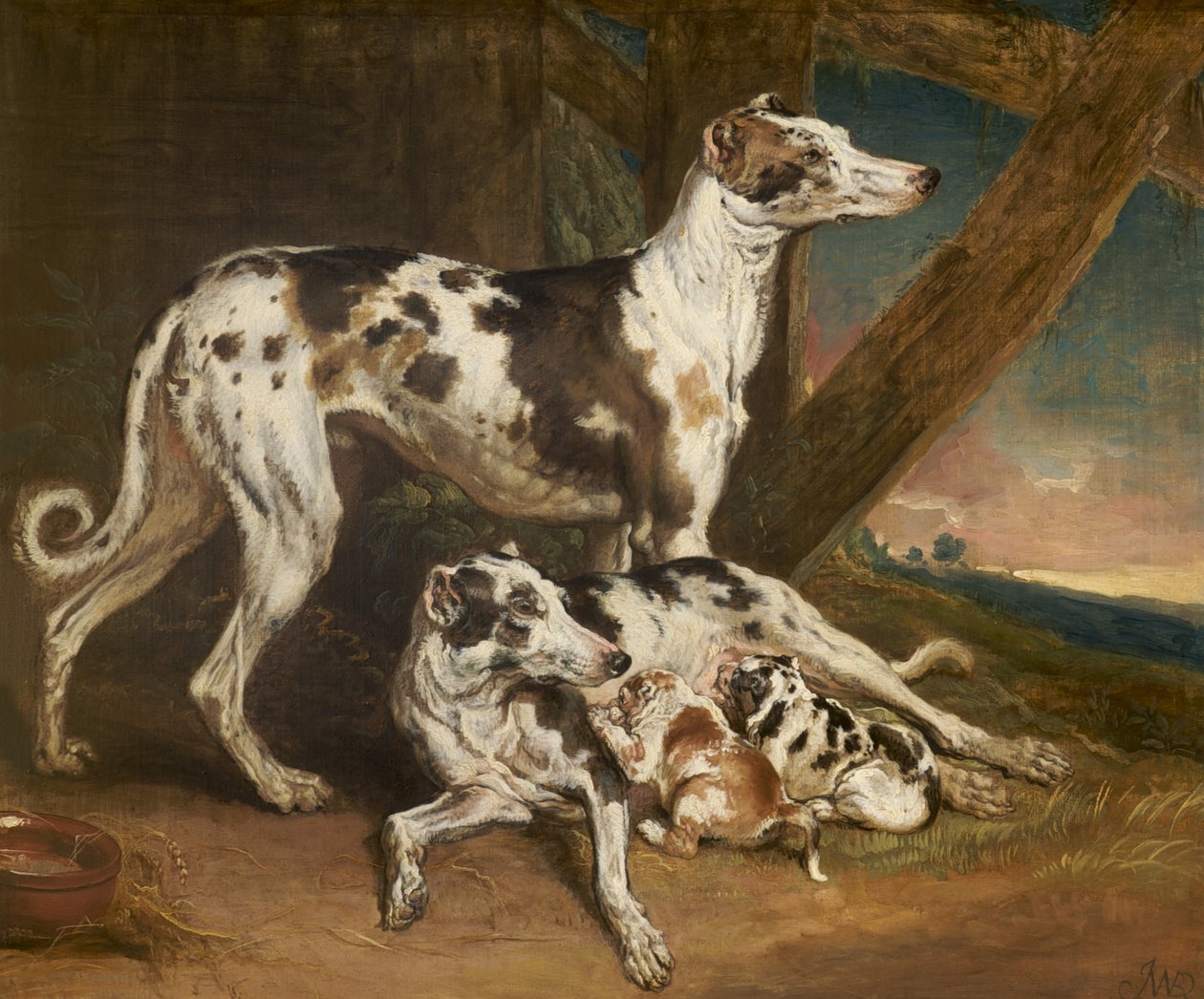 Cães dálmatas de James Ward