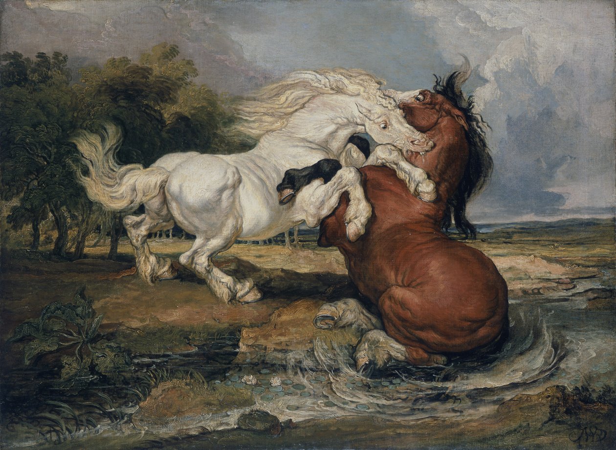 Cavalos de combate de James Ward