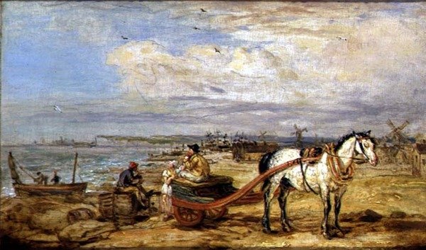 Fisherfolk na Praia de James Ward