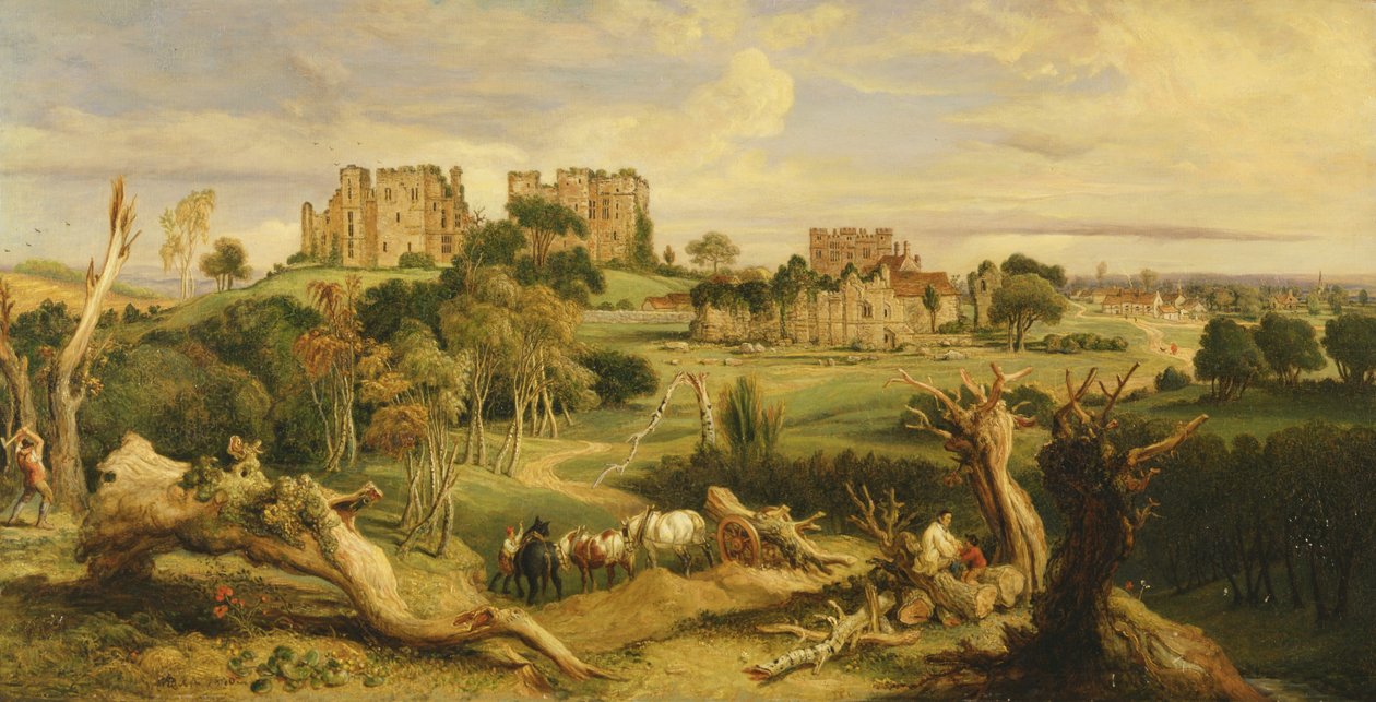 Castelo de Kenilworth, Warwickshire de James Ward