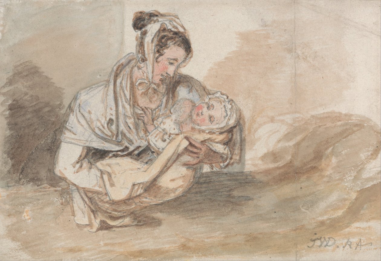 Mãe e bebé de James Ward