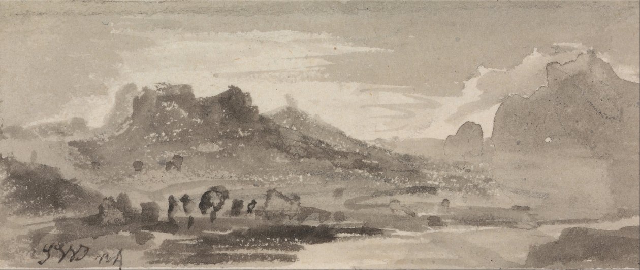 Paisagem de montanha de James Ward