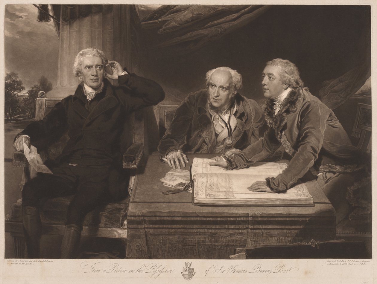 Sir Francis e John Baring e Charles Wall de James Ward